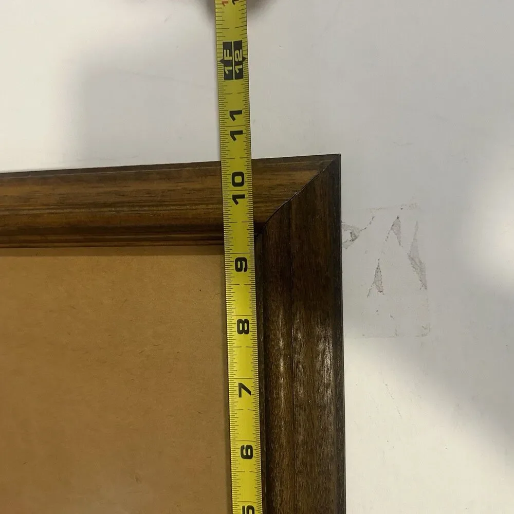 Vintage Solid Wood Picture Frame 8x10 Table Top Or Wall Hang